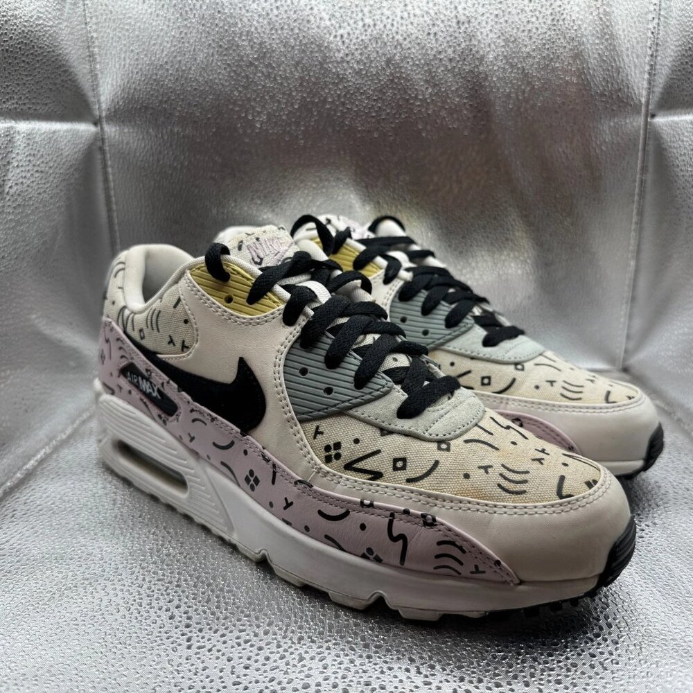 Size 10.5 Nike Air Max 90 Premium Barely Rose Doodle Men's Shoes 700155-603